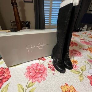 Jessica Simpson Knee Leather Boots